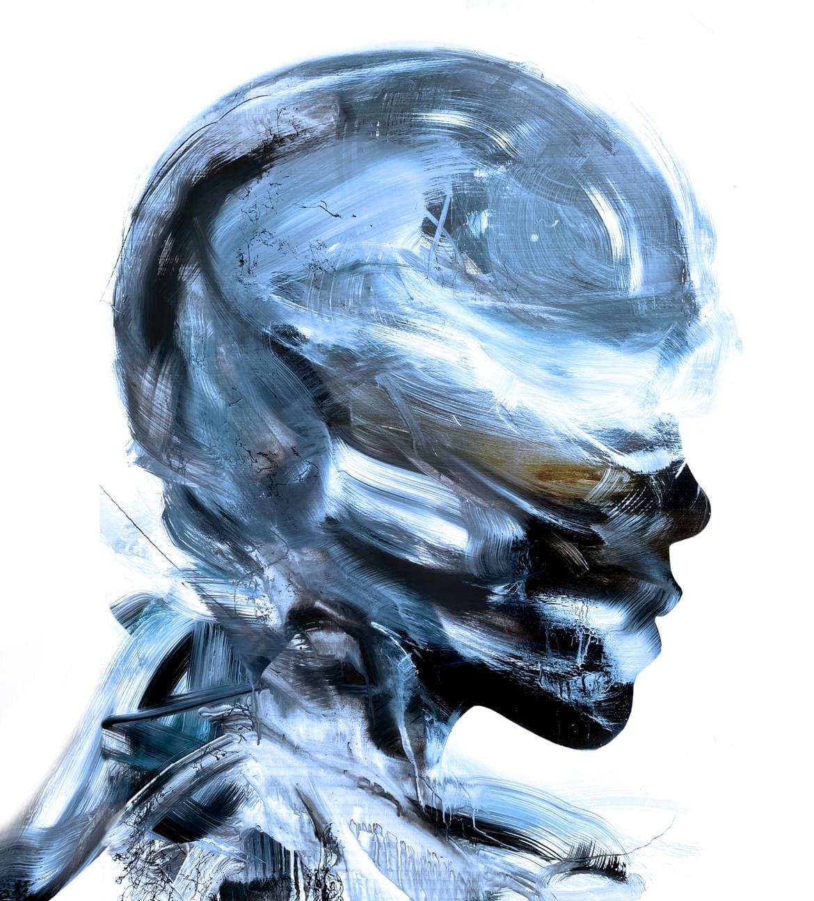 Canvas — Blue Head